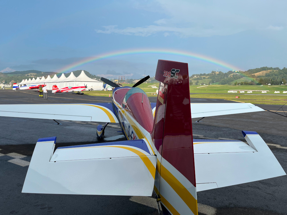 Regenwetter und Sonne - Extra mit Regenbogen